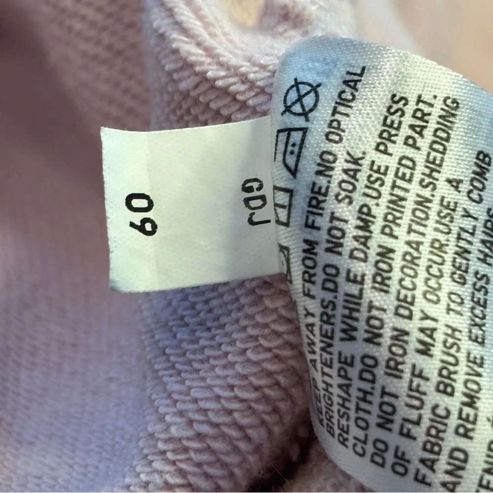 Uniqlo UT Disney Bambi Thumper Sketchbook Oversized Crewneck Lilac XL - Picture 6 of 11